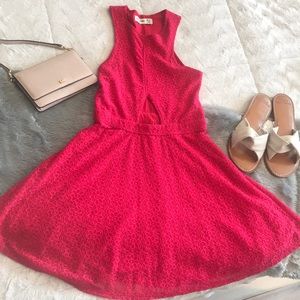 Red Skater Dress